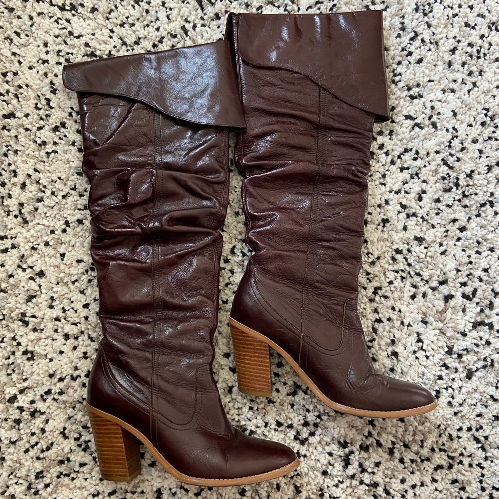 Knee High Slouch Boots